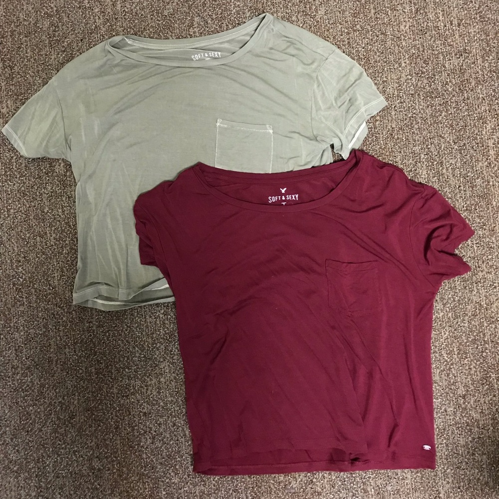 american eagle soft & sexy tops